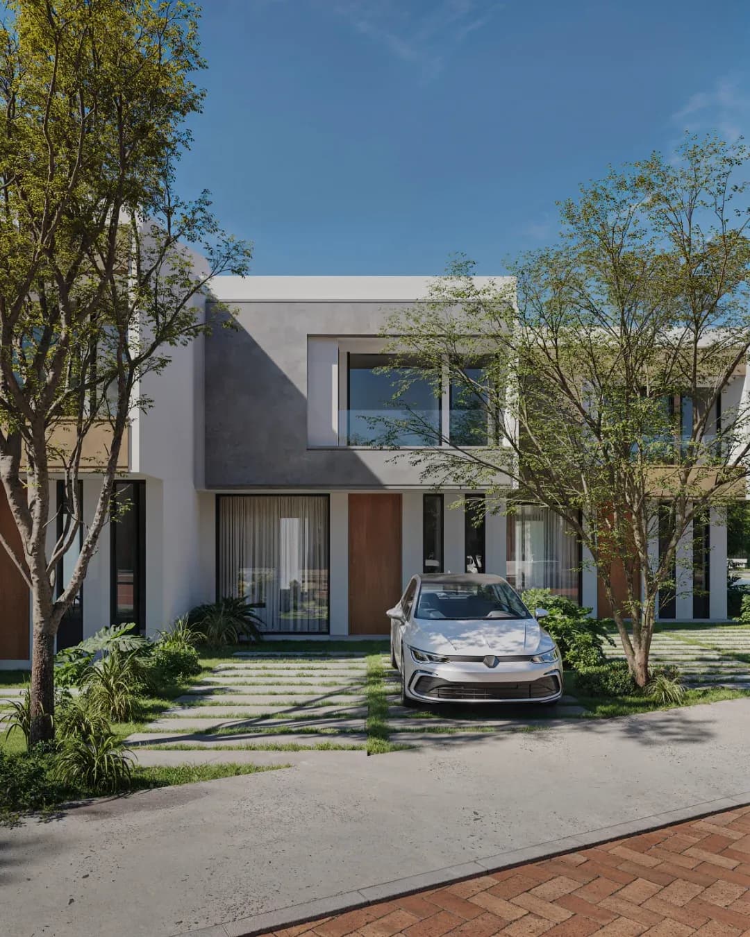 Torre residencial con jardines verticales integrados, proyecto Buen Retiro